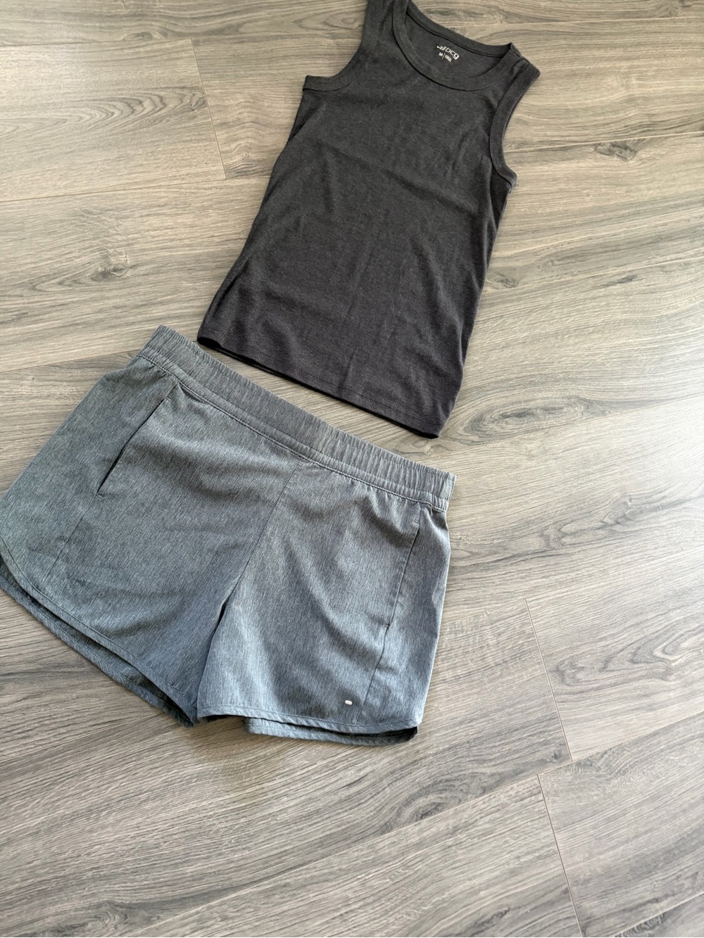 bcg Gray Athletic Shorts and Tank Top Size M/L